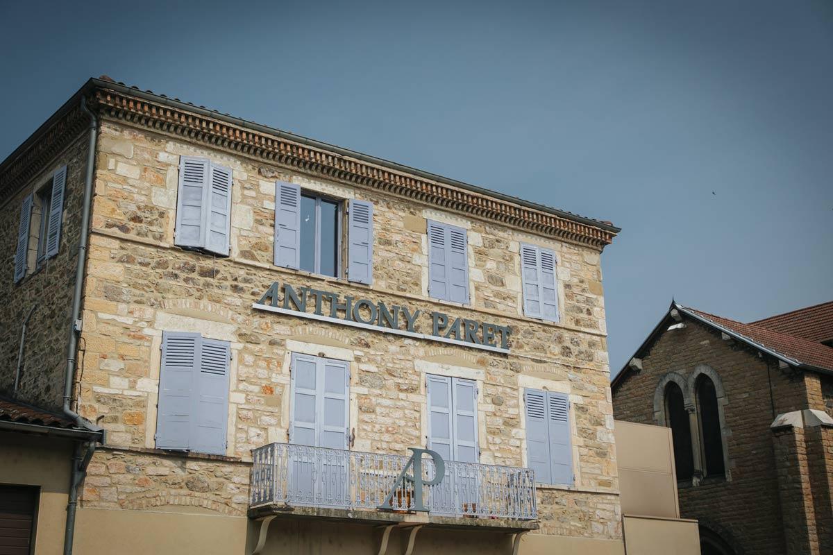 Façade de la boutique Anthony Paret